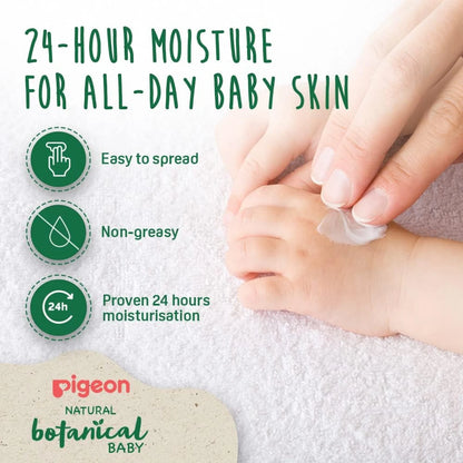 Pigeon Natural Botanical Baby Milky Lotion 500ml – Hypoallergenic, Non-Greasy Baby Moisturizer with Argan, Olive & Chamomile - Damoo