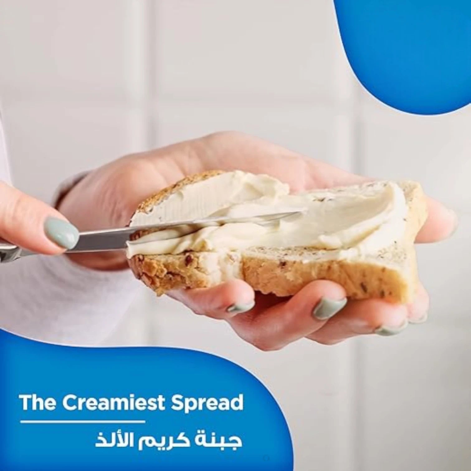 Al Rabya Cream Cheese Spread – 500g Glass Jar (Pack of 2) | Smooth, Mild & Delicious Everyday Spread - Damoo
