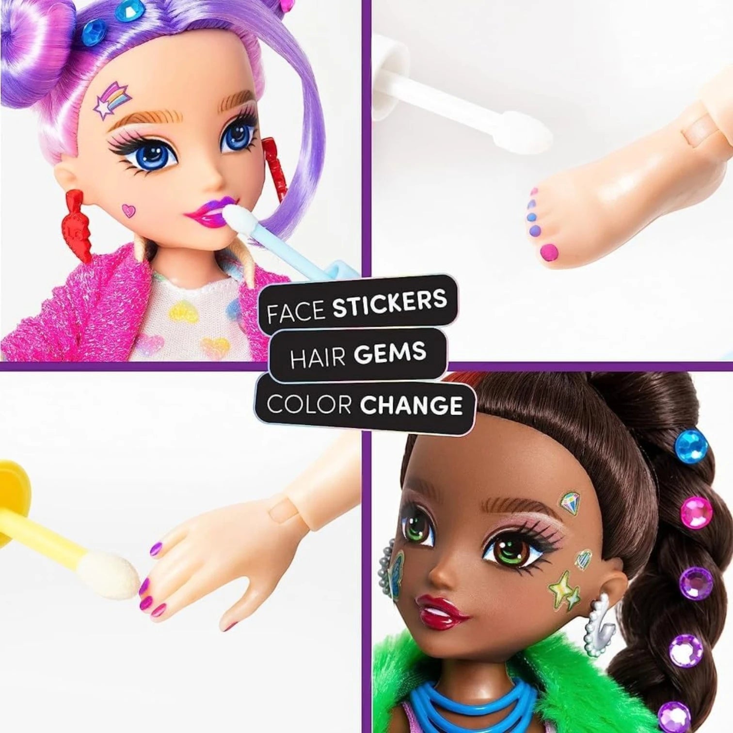 Far Out Toys GLO-UP Girls Season 2 Alex Doll | Pajamas to Runway Makeover Fashion Doll with Accessories, Makeup & Surprises | Self-Care & Transformation Playset - Damoo