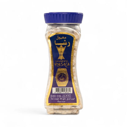 Mamool Rasha Bakhoor by Zahrath Al Aqsa – Premium Arabic Incense, 80g | Oud, Musk, Amber & Sandal Fragrance - Damoo