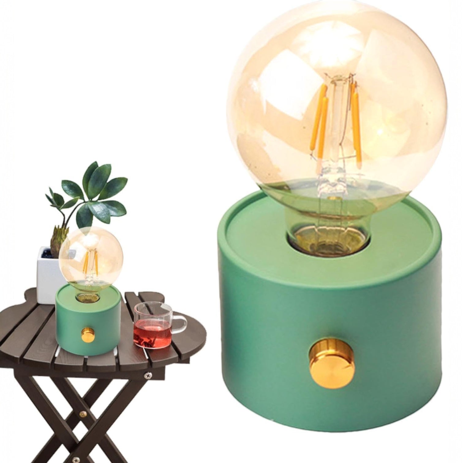 Art Classics Vintage LED Lantern – Retro Camping Lamp & Creative Desktop Atmosphere Light – Portable LED Camp Light for Bedroom, Living Room, Home Decor & Outdoor Camping - Damoo
