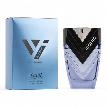 Sapil Iconic For Men Eau De Parfum – 100ml Long-Lasting Fragrance with Lavender & Lemon – Fresh, Youthful & Confident Scent - Damoo