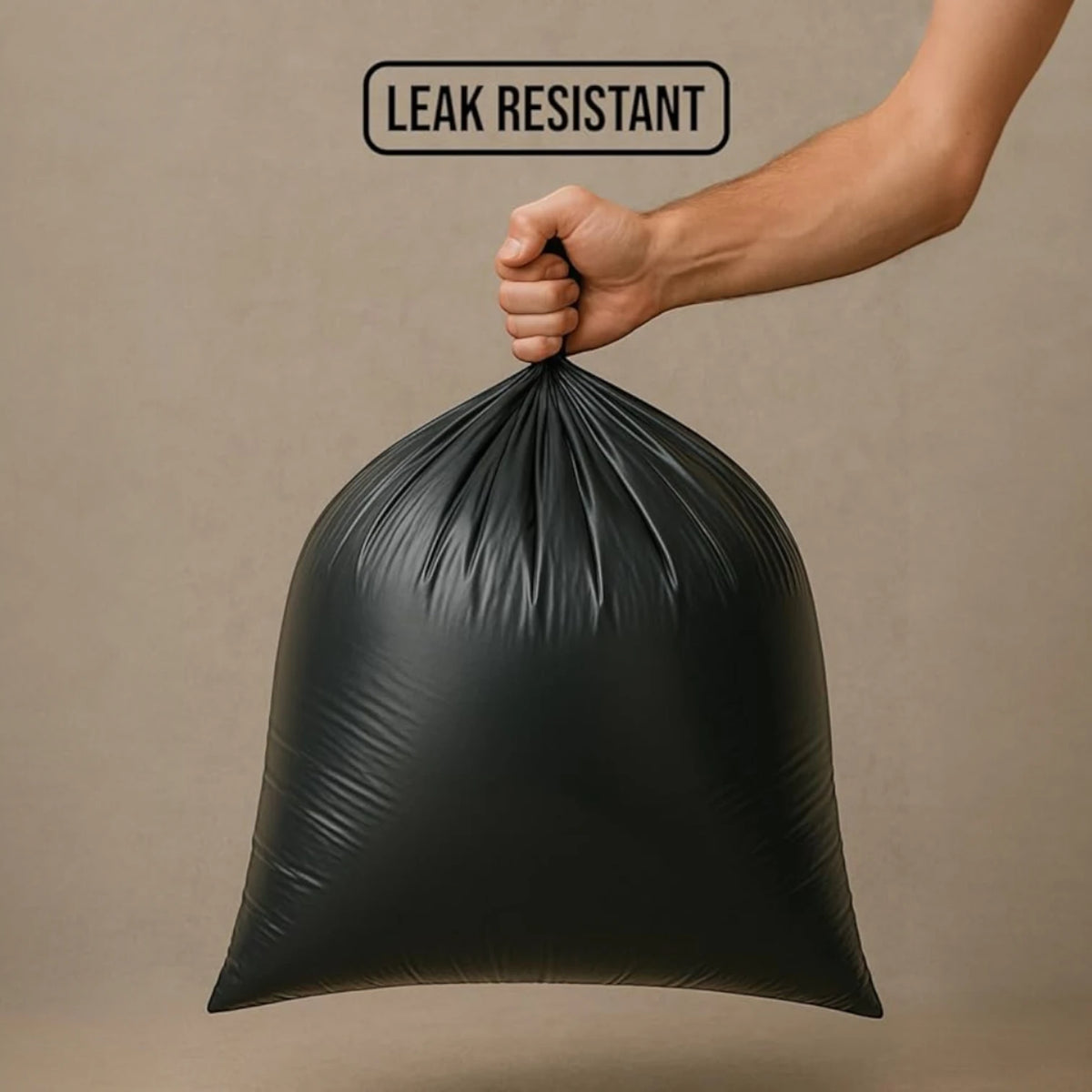 Rasa Medium Garbage Bags 31 Gallons (70 × 90 cm) – Black Tear-Resistant Eco-Friendly Waste Bags, Jasmine Scented, 30 pcs (2 Packs) - Damoo