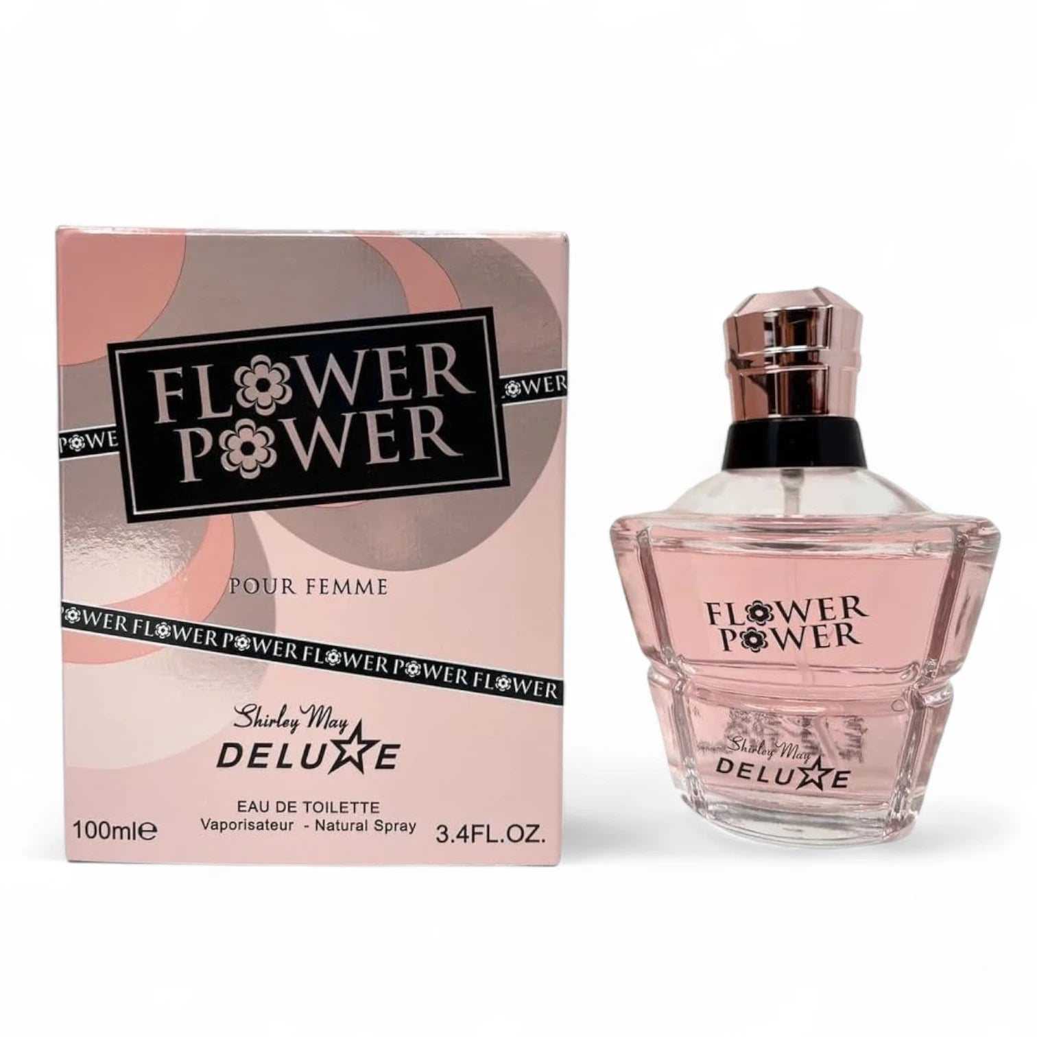 Shirley May Deluxe Flower Power Eau De Toilette for Women – Floral Scent, Long-Lasting Perfume, 100ml - Damoo