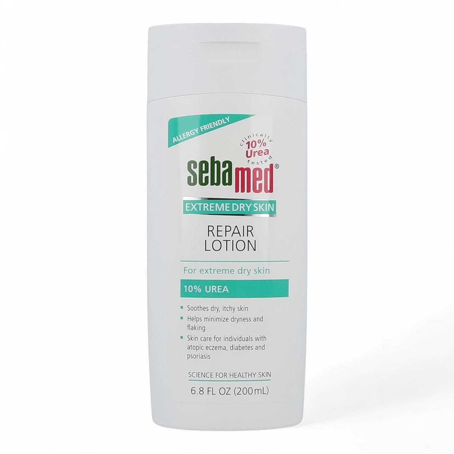 SEBAMED Body Repair Lotion for Extreme Dry Skin Urea – 200ml – Homeopathic Skin Moisturizer for Hydration & Repair - Damoo