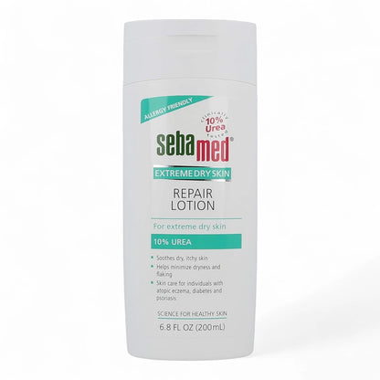 SEBAMED Body Repair Lotion for Extreme Dry Skin Urea – 200ml – Homeopathic Skin Moisturizer for Hydration & Repair - Damoo
