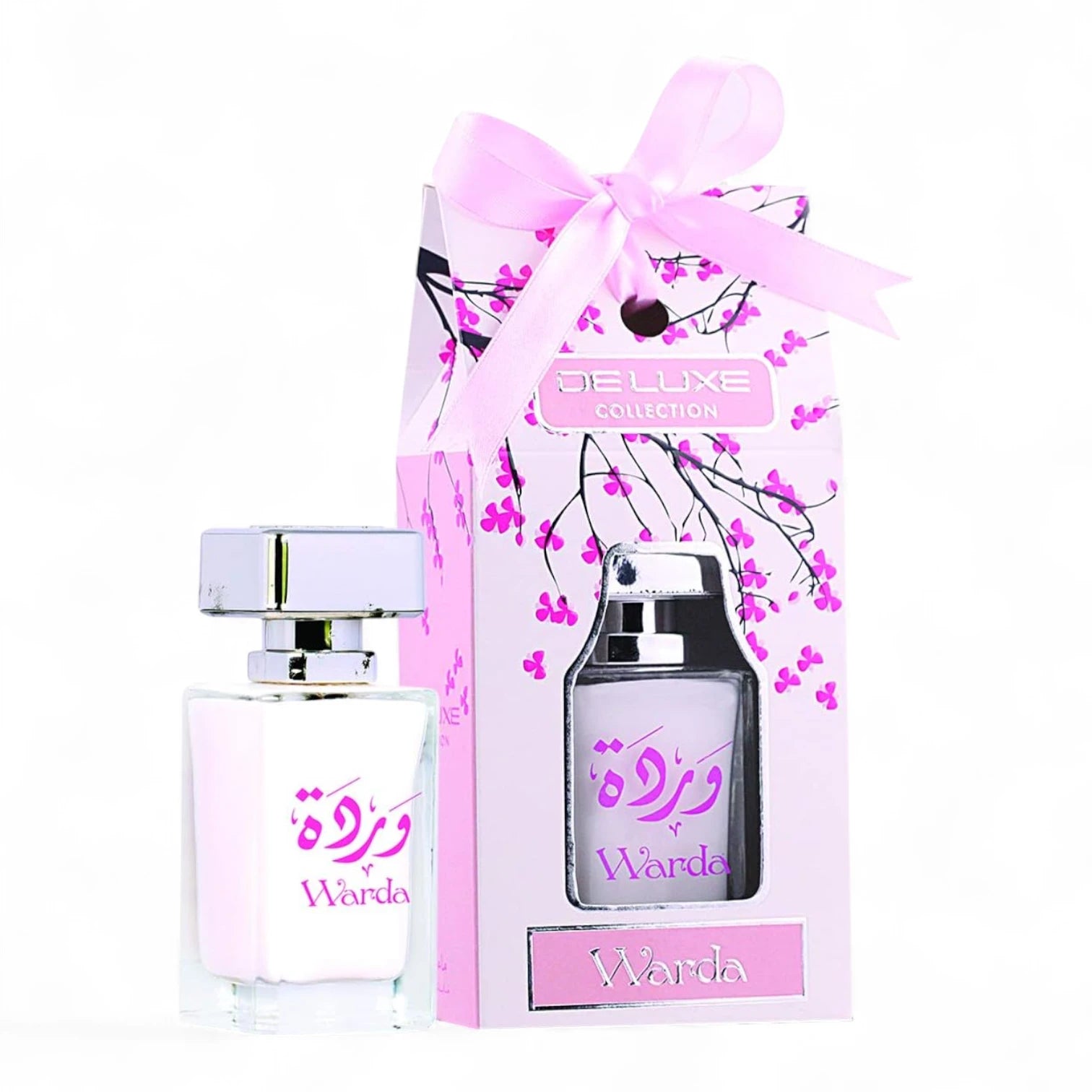 HAMIDI Deluxe Collection Warda Non-Alcoholic Water Perfume for Women 50ml – Alcohol-Free Scented Spray with Floral Elegance - Damoo