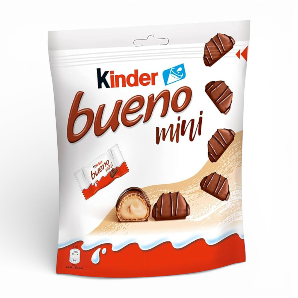 Kinder Schoko-Bons Crispy Chocolate – Creamy Milk Chocolate with Hazelnut Filling & Crispy Wafer Pieces - Damoo