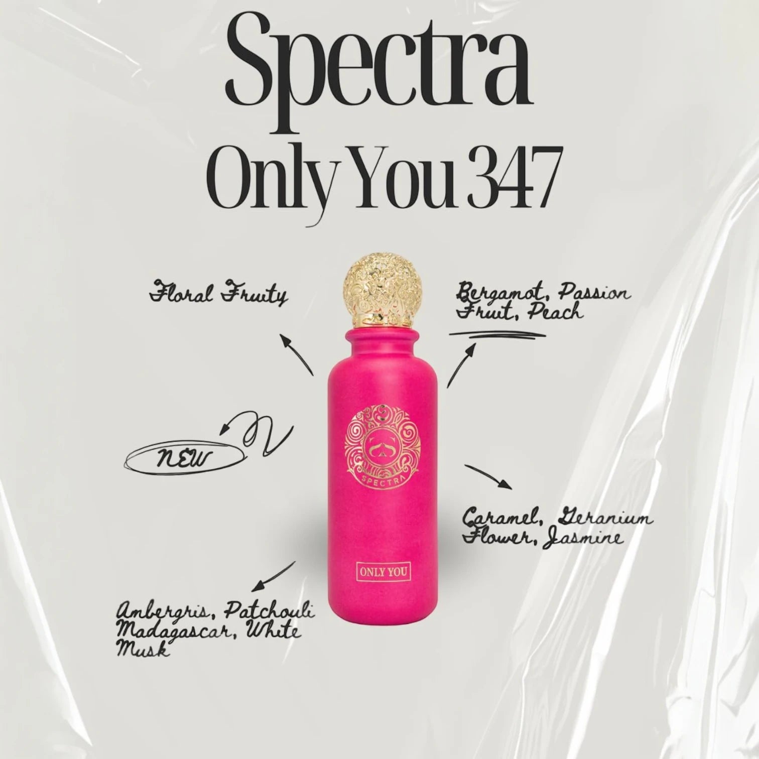 Spectra 347 Only You EDP Unisex Perfume – Floral Fruity Long-Lasting Fragrance – 80ml - Damoo