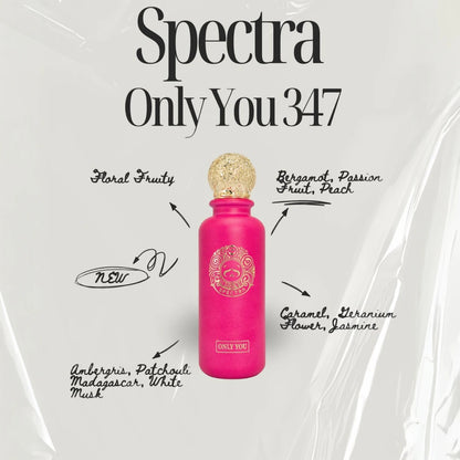 Spectra 347 Only You EDP Unisex Perfume – Floral Fruity Long-Lasting Fragrance – 80ml - Damoo