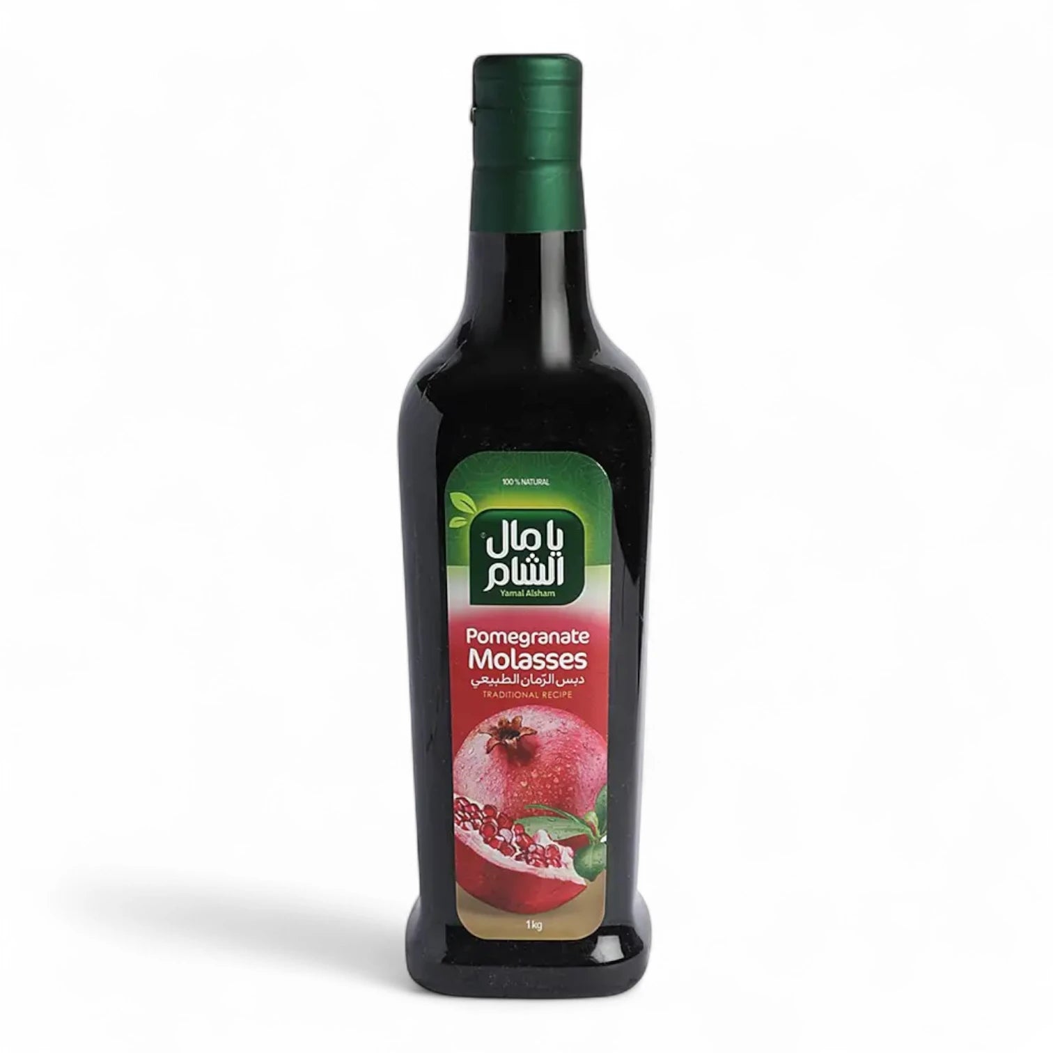 Yamal Al Sham Natural Pomegranate Molasses – Sweet & Tangy Middle Eastern Syrup for Marinades, Dressings, Sauces & Gourmet Cooking - Damoo