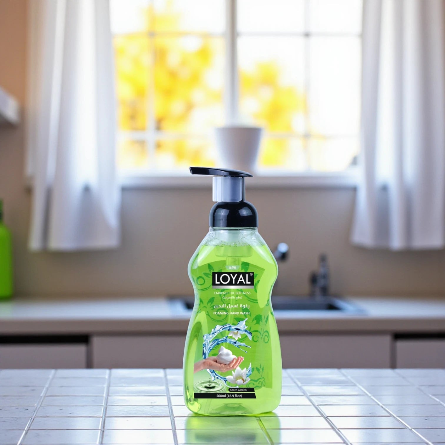 Loyal Foaming Hand Wash – Green Garden Scent – 500ml – Soft Moisturizing Foam Cleanser for Smooth & Refreshed Hands - Damoo
