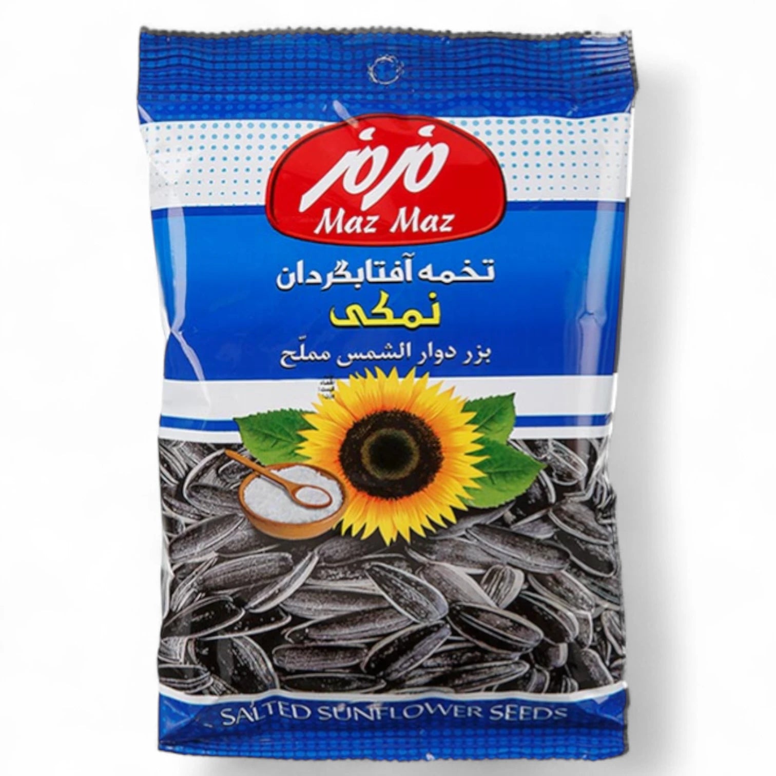 Maz Maz Salted Sunflower Seeds – 125g | Crunchy Roasted Seeds with Natural Sea Salt | Healthy Snack Packed with Flavor & Energy - Damoo