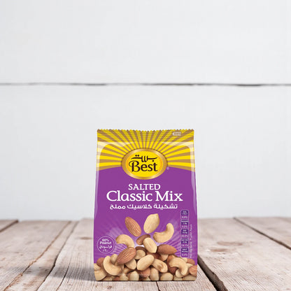 Best Salted Classic Mixed Nuts 150g – Premium Blend of Cashews, Almonds, Peanuts & More | Crunchy, Roasted, and Lightly Salted Snack | Protein-Rich Nut Mix – 60% Peanuts - Damoo