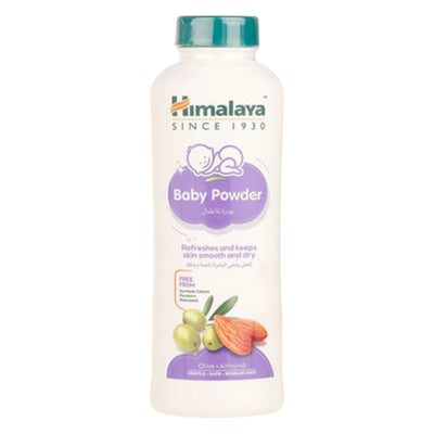 Himalaya Baby Powder 425g – Natural, Talc-Free Baby Powder with Olive & Almond | Soothes Sensitive Skin & Prevents Rash - Damoo
