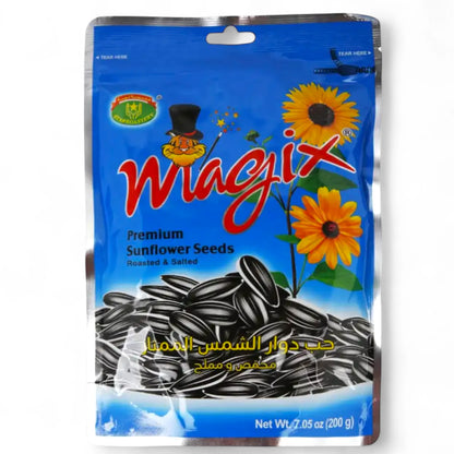 Magix Premium Roasted & Salted Sunflower Seeds – 200g | Crunchy, Healthy Snack | Rich in Fiber & Nutrients | Zipper Pack for Freshness - Damoo
