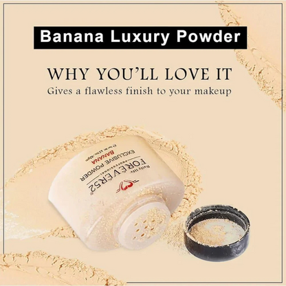 Forever52 Exclusive Banana Powder – FBE001, 42g | Lightweight Finely Milled Setting Powder, Brightens & Corrects Redness, Oil-Control Matte Finish, Long-Lasting Makeup Hold - Damoo