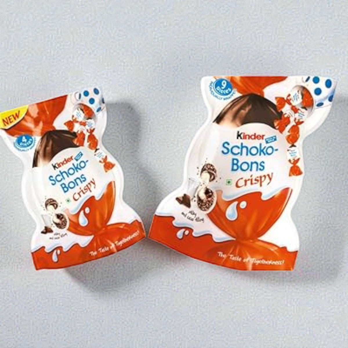 Kinder Schoko-Bons Crispy Chocolate – Creamy Milk Chocolate with Hazelnut Filling & Crispy Wafer Pieces - Damoo