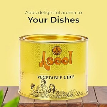 Aseel Vegetable Ghee – 500ml | Trans Fat-Free, Vitamin-Enriched, Aromatic Ghee for Everyday Cooking & Gourmet Dishes - Damoo