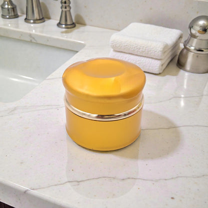 Cosmetic Cream Jar 30g – Premium Plastic Container with Aluminium Cap for Skincare & Face Creams – Travel-Friendly High-Quality Packaging (5H x 6W × 6L CM | Cap 3.5 CM) - Damoo