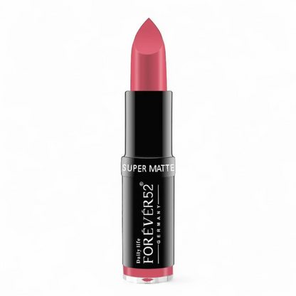 Forever52 Matte Long Lasting Lipstick – Intense Pink Shade MLS003, Rich Pigmentation, Waterproof & Smudge-Proof Formula, 10H Wear, Lightweight Creamy Texture – 3.8g - Damoo