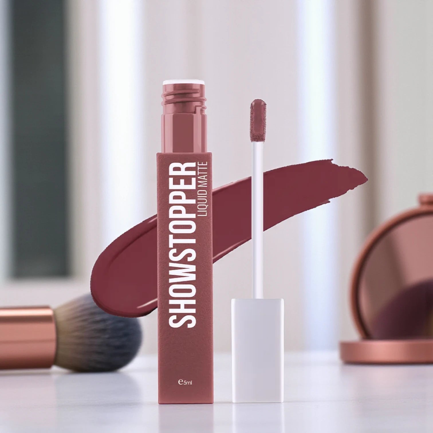 Daily Life Forever52 ShowStopper Liquid Matte Lipstick – Lust SHW014 | Long-Lasting, Smudge-Proof, Waterproof, High-Pigment, 5ml - Damoo