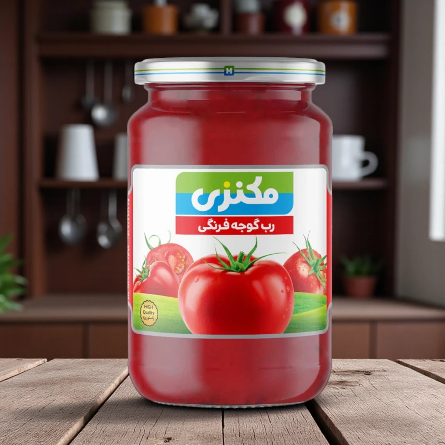 Makenzi Tomato Paste 700g – Rich Iranian Tomato Concentrate | High Quality, All-Natural, Salted - Damoo