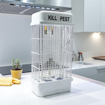 RENATA 15W Cylindrical Hanging Electric Insect Killer | UV Light Mosquito & Fly Trap | Chemical-Free, Energy Efficient & Safe for Home, Office, and Outdoor Use - Damoo