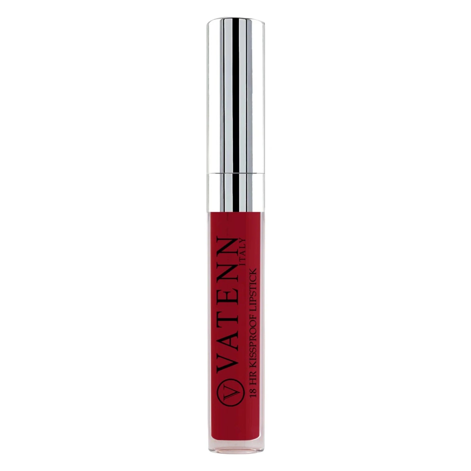 Vatenn Italy 18Hr Kissproof Lipstick – Shade 09 Light Red. Ultra matte, transfer-proof, water-resistant lipstick with bold pigment. Vegan & dermatologically tested. - Damoo