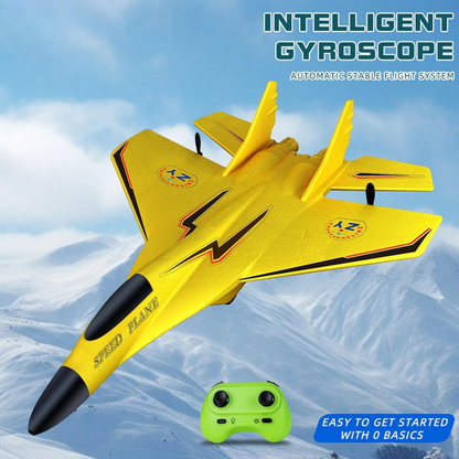 ZYPLANE Rechargeable Remote Control Aircraft Jet – Unbreakable EPP Foam RC Plane with 150M Range, Outdoor & Indoor Flying Airplane Toy for Kids and Beginners (ZY320 Model)