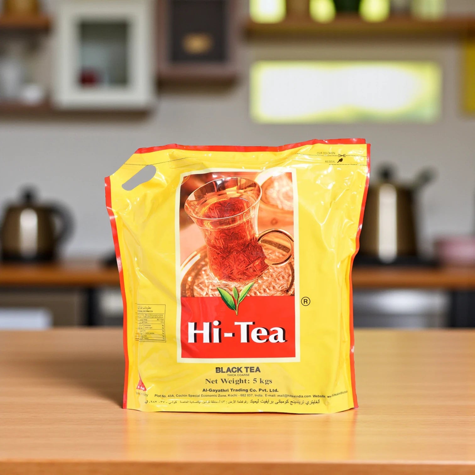 Hi Tea Black Tea – 5kg Bulk Poly Bag | Premium Loose Leaf Black Tea for Catering, Restaurants & Daily Brewing | Plant-Based, Unflavored - Damoo