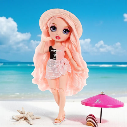 Rainbow High Fashion Doll – Collect the Rainbos Series | Stylish Doll with Outfit, Accessories & Bag | Pretend Play Doll for Kids Ages 3+ - Damoo