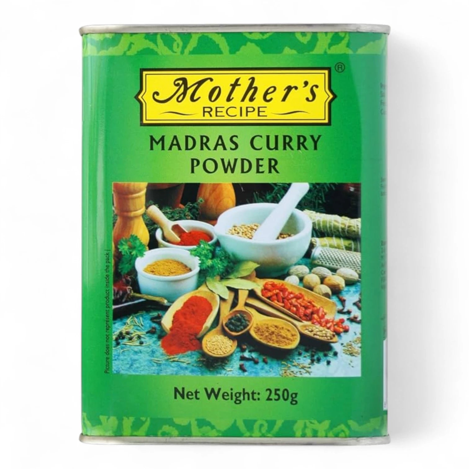 Mother's Recipe Madras Curry Powder – 250g | Authentic Indian Spice Blend for Curries & Rice | No Preservatives or Artificial Colors - Damoo
