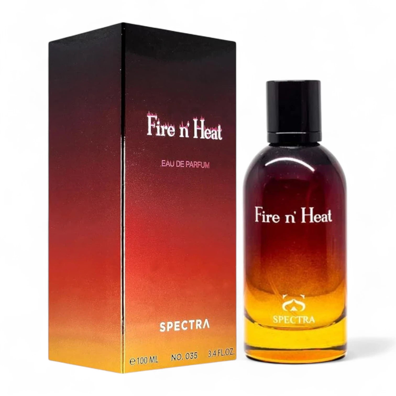 عطر سبيكترا 035 فاير أند هيت أو دي بارفان للرجال - عطر زهري، مسك وخشبي، يدوم طويلاً، 100 مل 