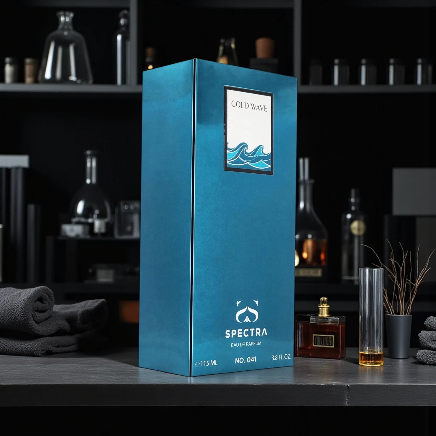 عطر سبيكترا 041 كولد ويف أو دي بارفان للرجال - رائحة مائية عطرية منعشة، يدوم طويلاً، 115 مل