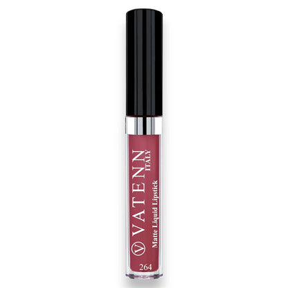 Vatenn Italy Matte Liquid Lipstick – Shade 264 Prato | Long-Lasting, Transferproof, Highly Pigmented & Comfortable Matte Finish | 5g - Damoo