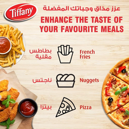 Tiffany Tomato Ketchup Value Pack 2 x 500g – Rich & Tangy Flavor, Smooth Texture, Perfect for Dips & Meals - Damoo