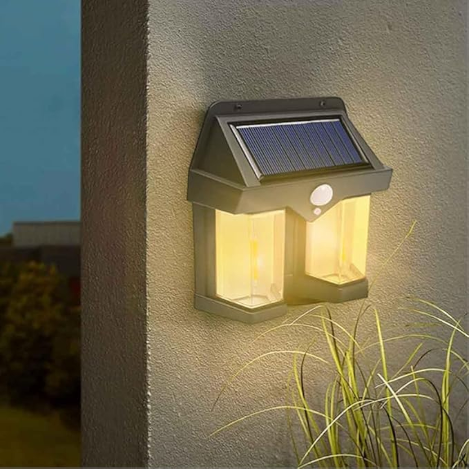 CL-3308 Solar Sensor Light – Outdoor Motion Detection LED Wall Lamp – Waterproof Security Light with Auto On/Off - Damoo