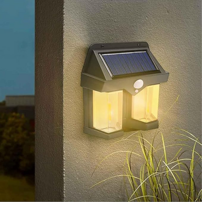 CL-3308 Solar Sensor Light – Outdoor Motion Detection LED Wall Lamp – Waterproof Security Light with Auto On/Off - Damoo
