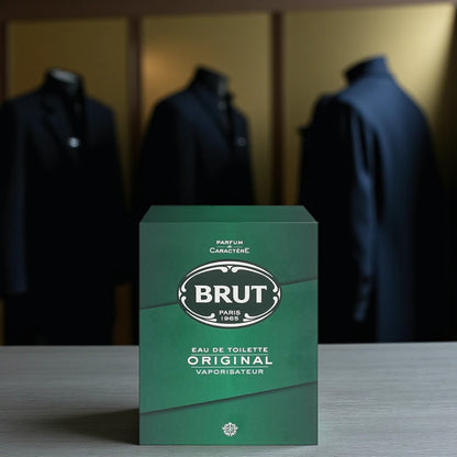 Brut Original Eau De Toilette Spray for Men – Classic Masculine Scent – Long-Lasting Freshness – 100ml Vaporisateur – Travel-Friendly Size - Damoo