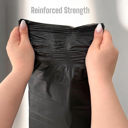 Rasa Medium Garbage Bags 31 Gallons (70 × 90 cm) – Black Tear-Resistant Eco-Friendly Waste Bags, Jasmine Scented, 30 pcs (2 Packs) - Damoo