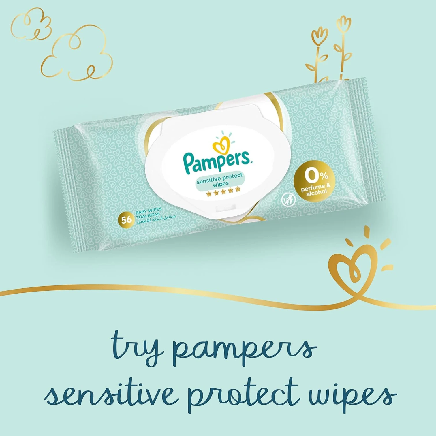 Pampers Premium Care Taped Diapers – Size 2 (3–8kg), 46 Count | Ultra-Soft Newborn Protection with Navel Cut & Wetness Indicator - Damoo