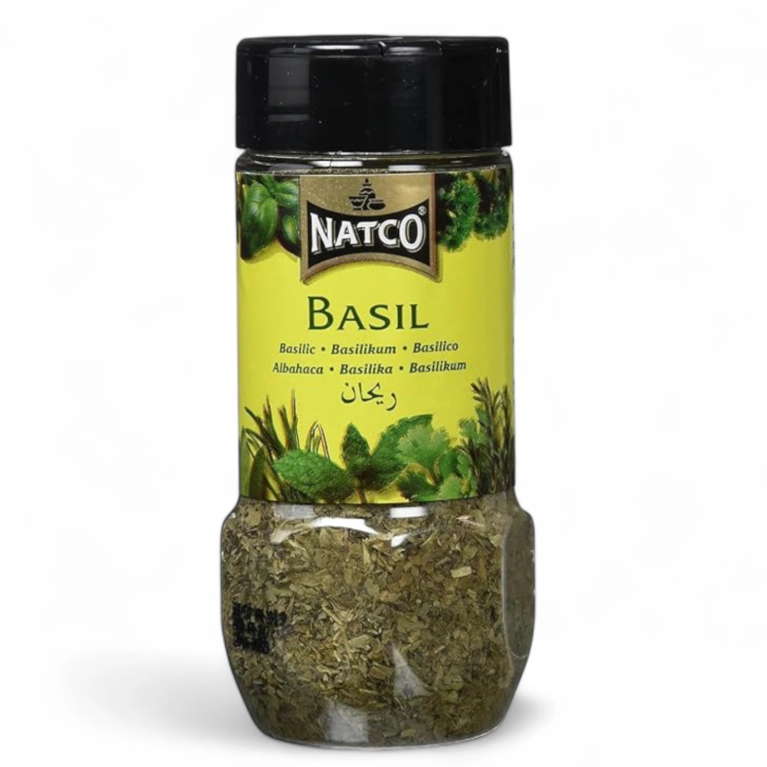 Natco Dried Basil Leaves – 25g Jar | Aromatic Herb for Italian & Mediterranean Cooking | Perfect for Pasta, Pizza, Sauces & More - Damoo