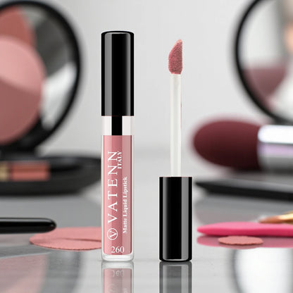 Vatenn Italy Matte Liquid Lipstick 260 Trieste | One-Swipe Application | Highly Pigmented | Long-Lasting & Transferproof | Smooth & Comfortable Wear - Damoo