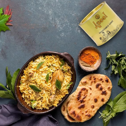 Aseel Vegetable Ghee – 500ml | Trans Fat-Free, Vitamin-Enriched, Aromatic Ghee for Everyday Cooking & Gourmet Dishes - Damoo