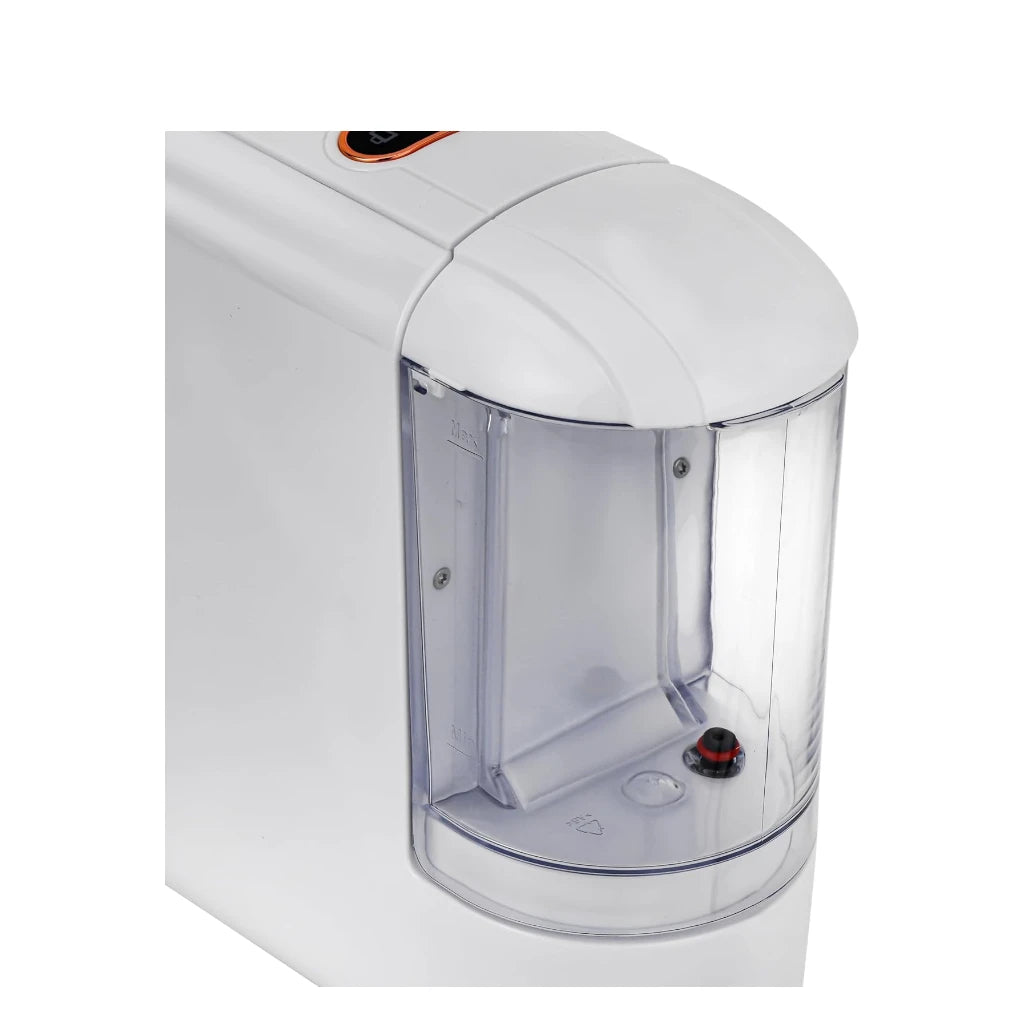 Geepas 4-in-1 Capsule Coffee Machine – 20 Bar Single Serve Espresso Maker with 600ml Water Tank, Compatible with Nespresso, Dolce Gusto, Ground Coffee & Caffitaly – Adjustable Brew Sizes, Auto Clean & Shut-Off – White - Damoo