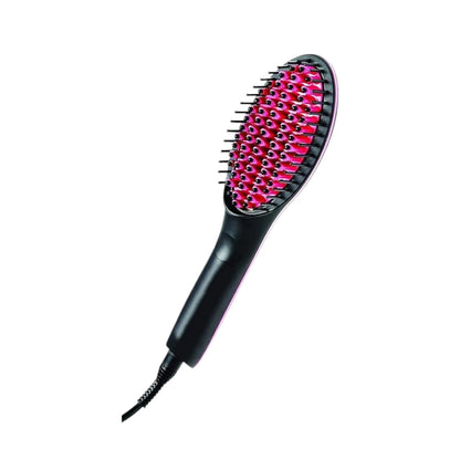 Sonashi Simply Straight Hair Straightening Brush – 2-in-1 Heated Comb with LCD Display, 3D Ceramic Bristles, Adjustable Temperature (150°C–230°C), Auto Shut-Off & Cool Touch Design – For All Hair Types | SHS-2062B - Damoo