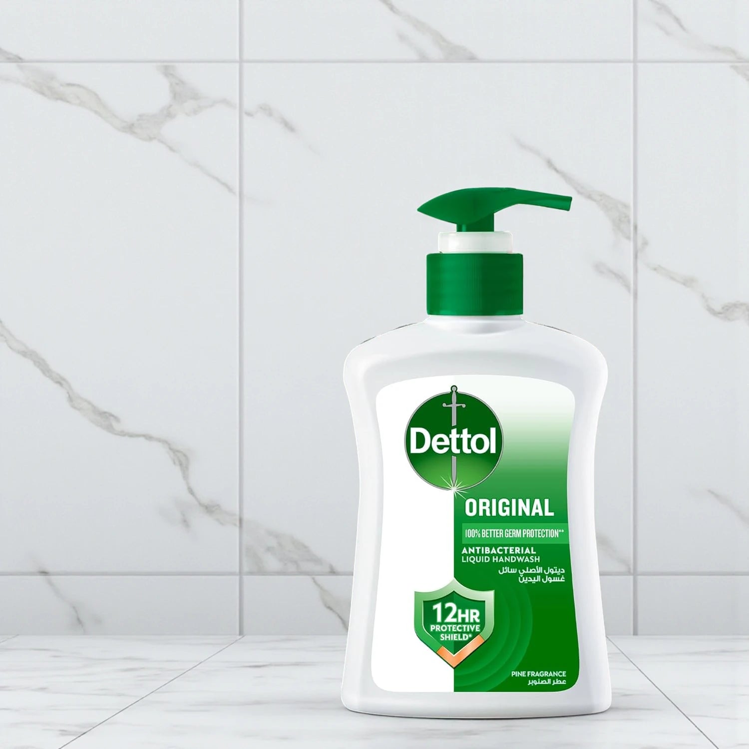 Dettol Original Liquid Handwash Pump 200ml – Antibacterial Hand Wash with Pine Scent | Germ Protection & Skin Care - Damoo