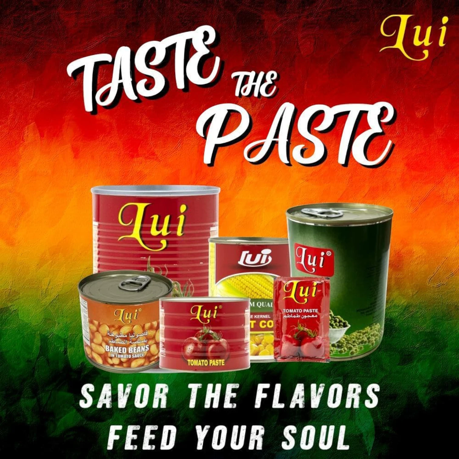 Lui Thick & Rich Tomato Paste 400g x 3 | 100% Natural | No Artificial Additives | Premium Tomato Flavor for Everyday Cooking - Damoo