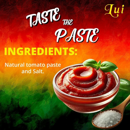 Lui Thick & Rich Tomato Paste 400g x 3 | 100% Natural | No Artificial Additives | Premium Tomato Flavor for Everyday Cooking - Damoo